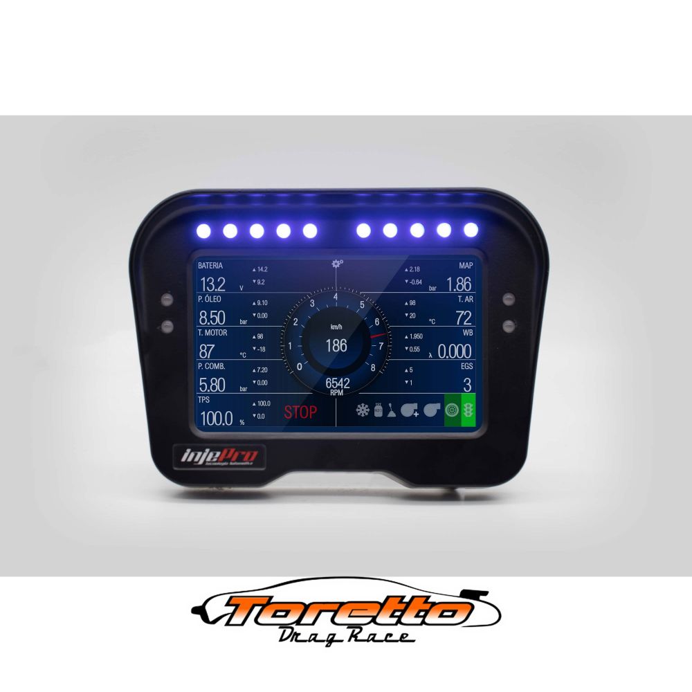 Toretto Drag Race Dash Pro Display injepro