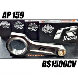 Bielas Forjadas AP R-Racing  159mm Pino de 22mm  para 1.500cv